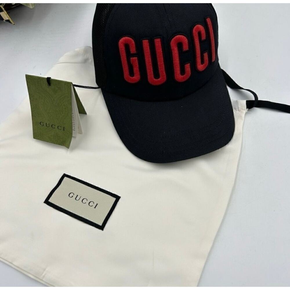Unisex Gucci embroidered baseball cap size extra small adjustable made in Italy - Picture 4 of 8